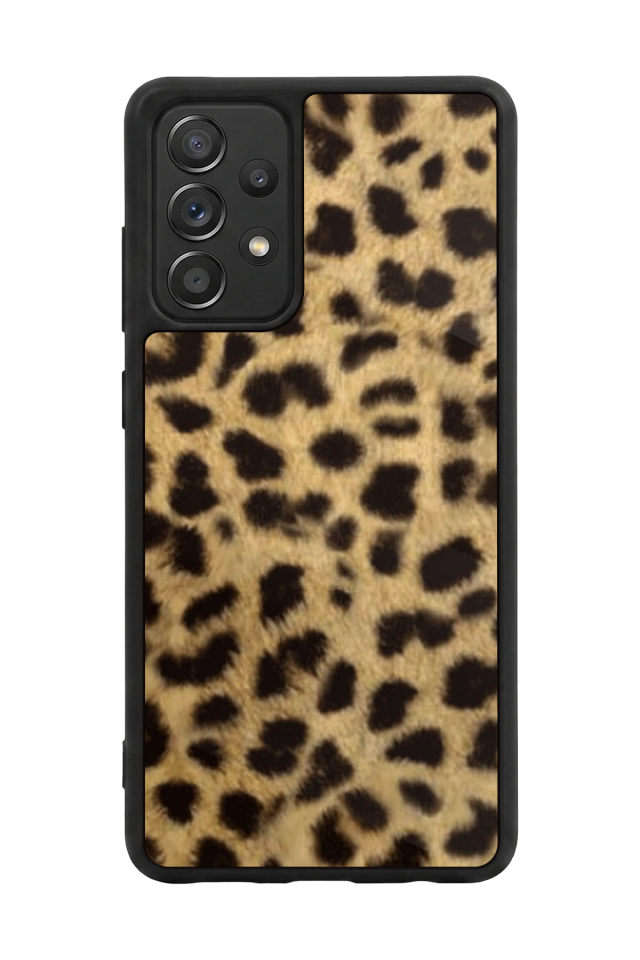 Samsung Galaxy A72 Uyumlu Leopar Tasarımlı Glossy Premium Kılıf