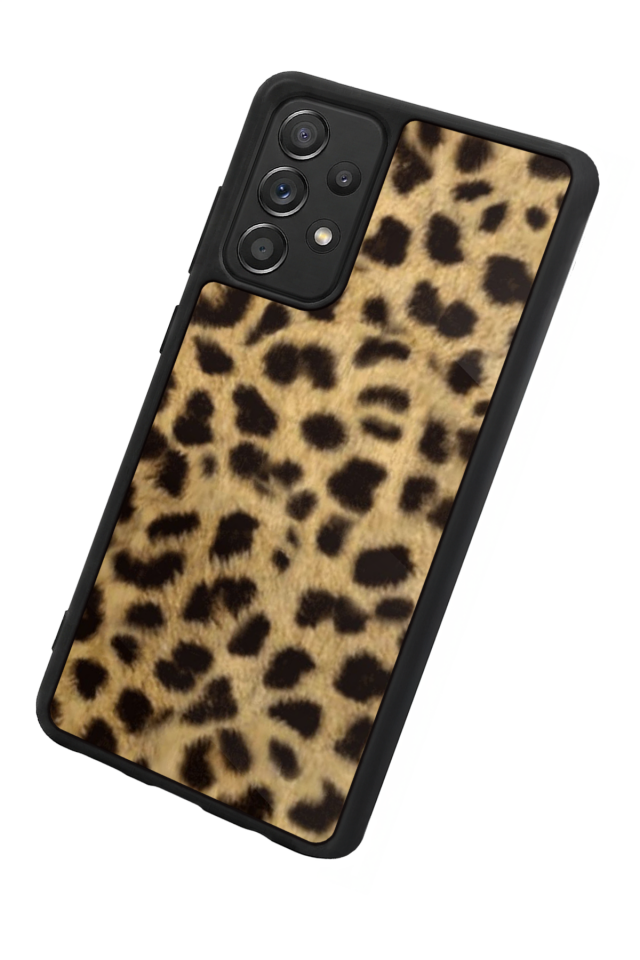 Samsung Galaxy A72 Uyumlu Leopar Tasarımlı Glossy Premium Kılıf
