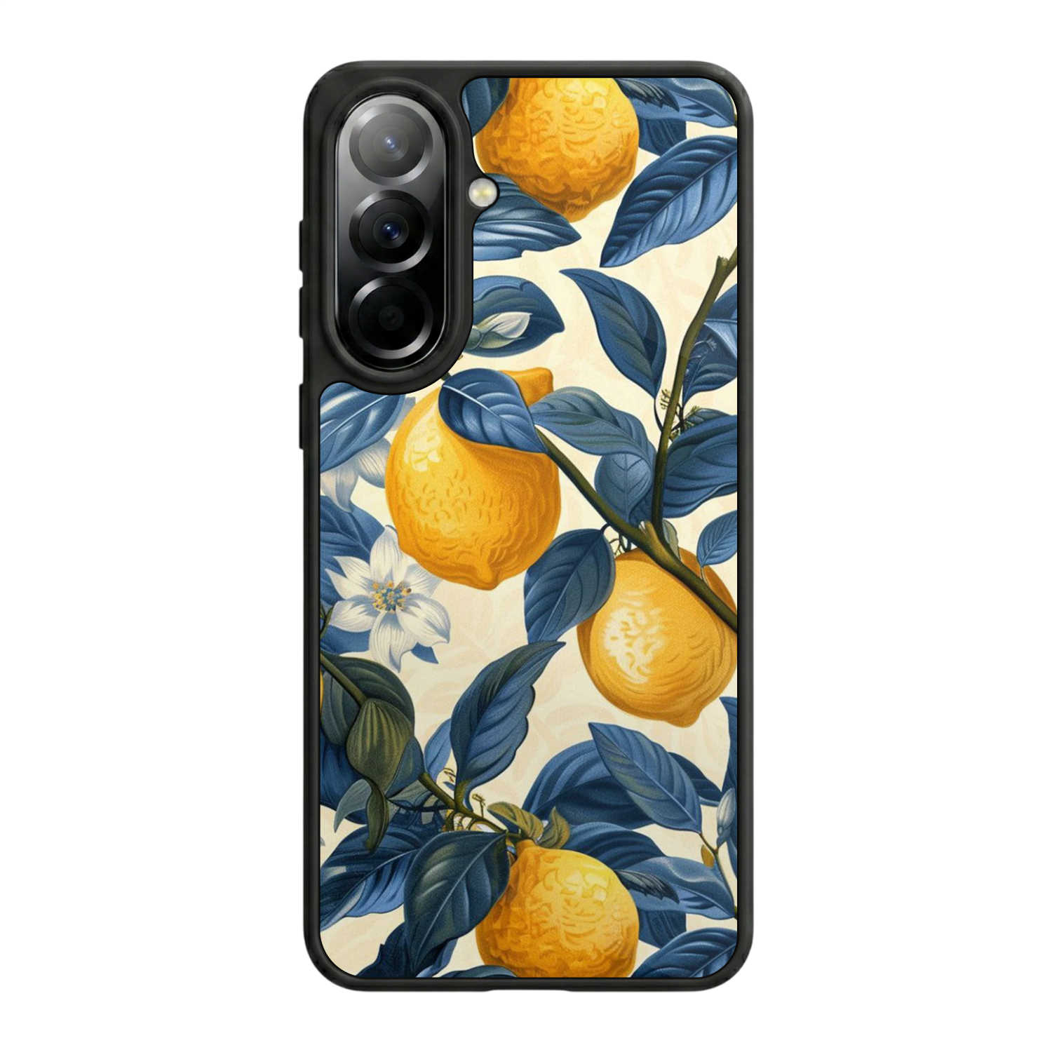 Samsung Galaxy A37 Uyumlu Limon Tasarımlı Glossy Premium Kılıf