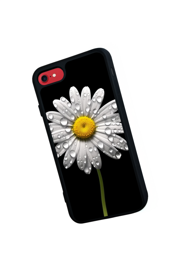 iPhone 7 Uyumlu Papatya Tasarımlı Glossy Premium Kılıf