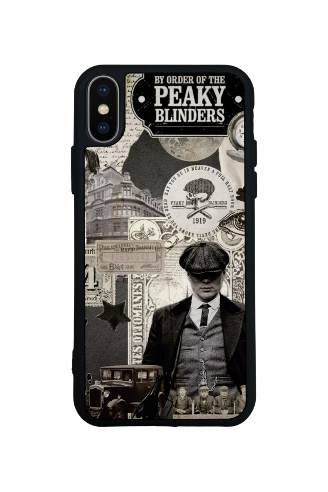 iPhone XS Max Uyumlu Peaky Blinders Tasarımlı Glossy Premium Kılıf