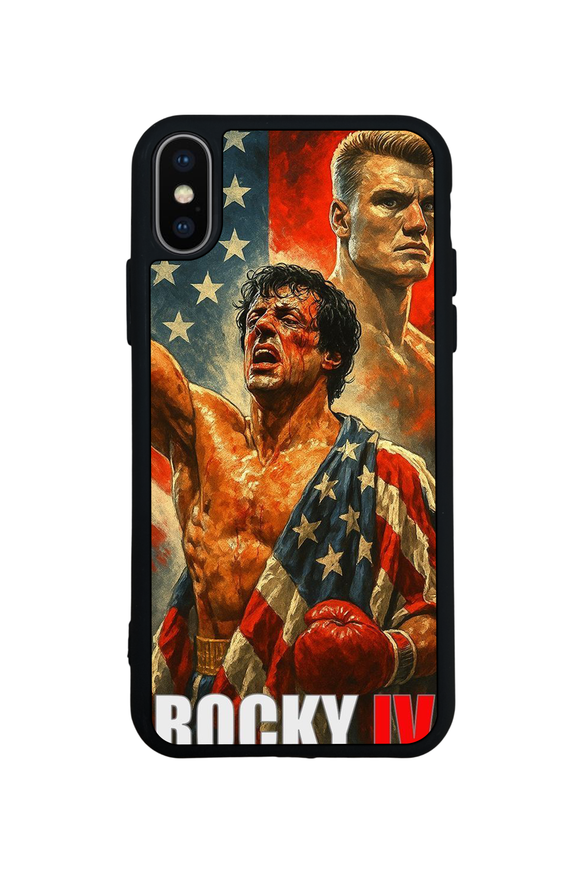 iPhone X/ XS Uyumlu Rocky Tasarımlı Glossy Premium Kılıf