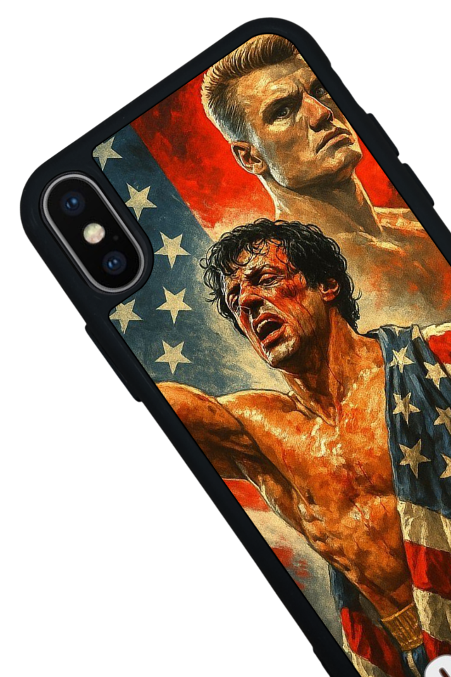 iPhone X/ XS Uyumlu Rocky Tasarımlı Glossy Premium Kılıf