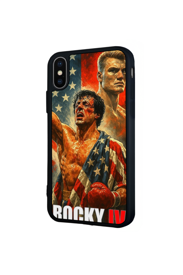 iPhone X/ XS Uyumlu Rocky Tasarımlı Glossy Premium Kılıf