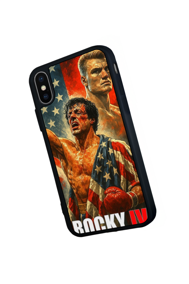 iPhone X/ XS Uyumlu Rocky Tasarımlı Glossy Premium Kılıf