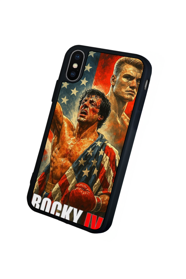 iPhone X/ XS Uyumlu Rocky Tasarımlı Glossy Premium Kılıf
