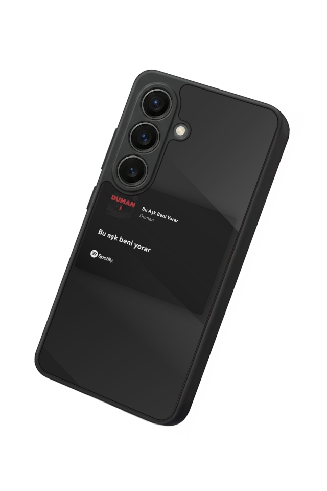 Samsung Galaxy S26 Uyumlu Sarki Sozleri Tasarımlı Glossy Premium Kılıf
