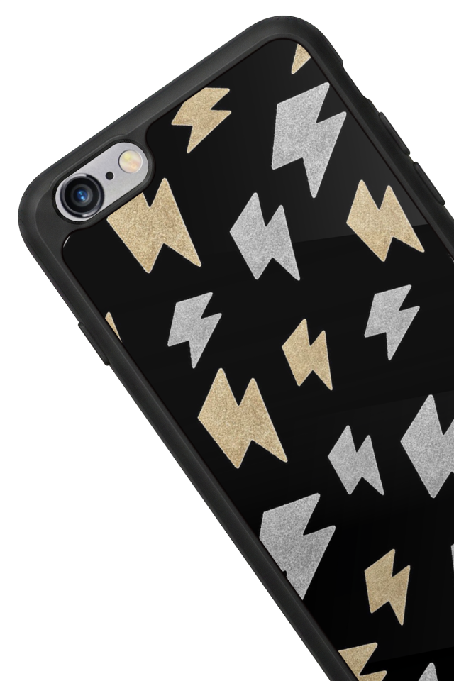 iPhone 6 Plus Uyumlu Simsek Tasarımlı Glossy Premium Kılıf