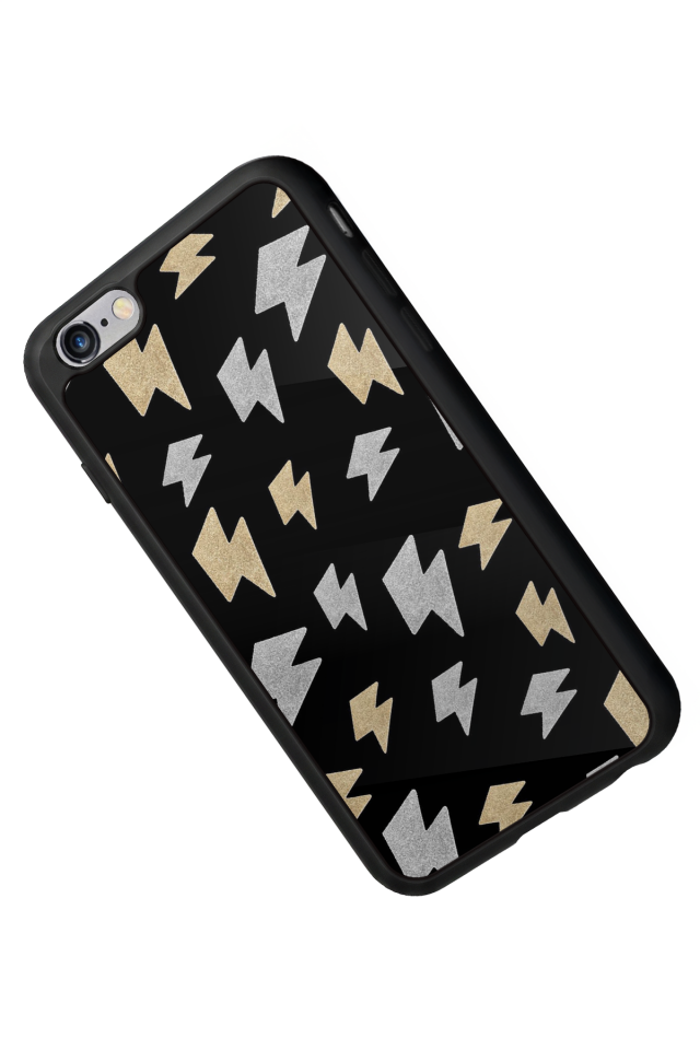 iPhone 6 Plus Uyumlu Simsek Tasarımlı Glossy Premium Kılıf