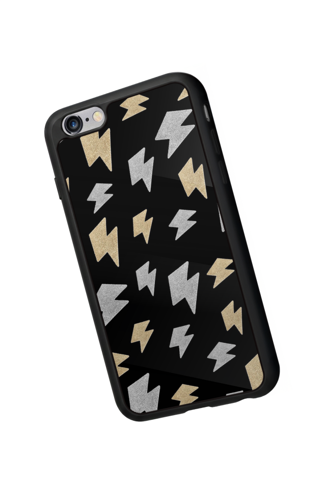 iPhone 6 Plus Uyumlu Simsek Tasarımlı Glossy Premium Kılıf