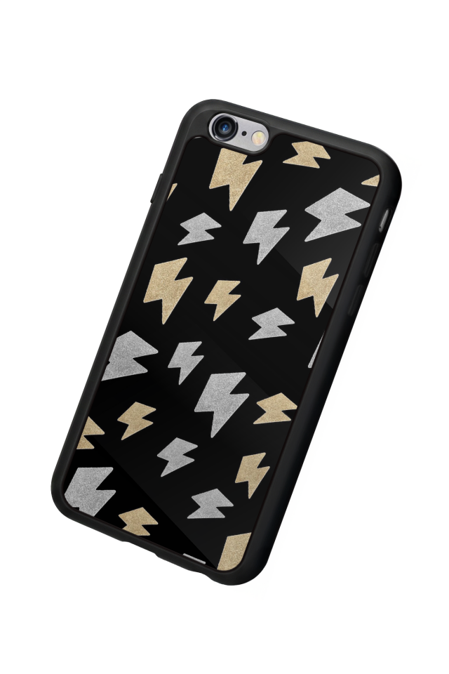 iPhone 6 Plus Uyumlu Simsek Tasarımlı Glossy Premium Kılıf