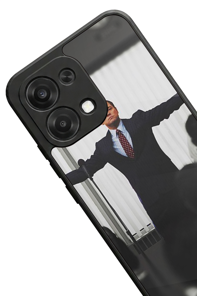 Oppo A6 Pro Uyumlu TheWolf Tasarımlı Glossy Premium Kılıf