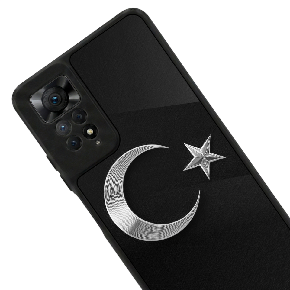 Xiaomi Redmi Note 12 Pro Uyumlu Türk Bayragi Tasarımlı Glossy Premium Kılıf