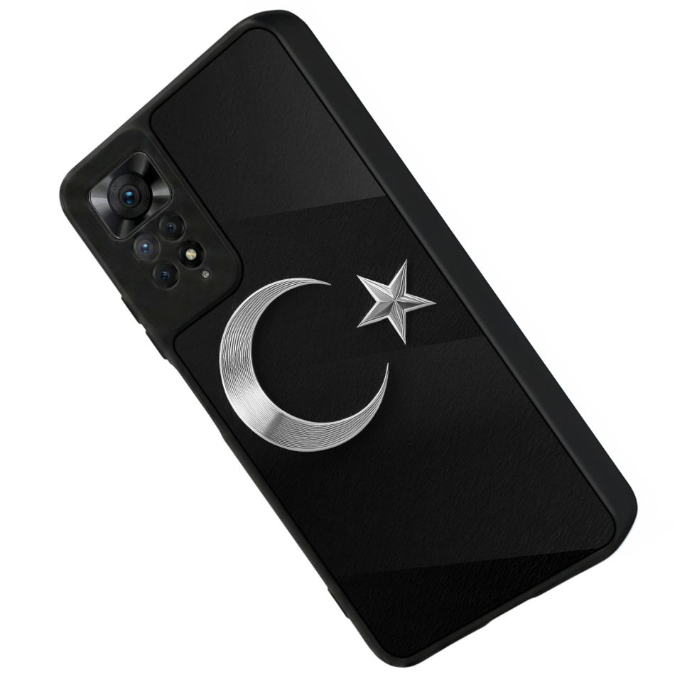 Xiaomi Redmi Note 12 Pro Uyumlu Türk Bayragi Tasarımlı Glossy Premium Kılıf