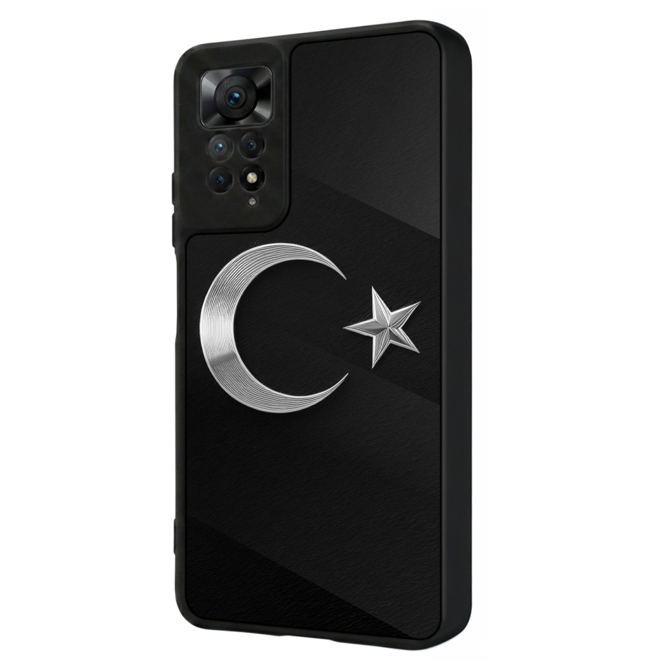 Xiaomi Redmi Note 12 Pro Uyumlu Türk Bayragi Tasarımlı Glossy Premium Kılıf