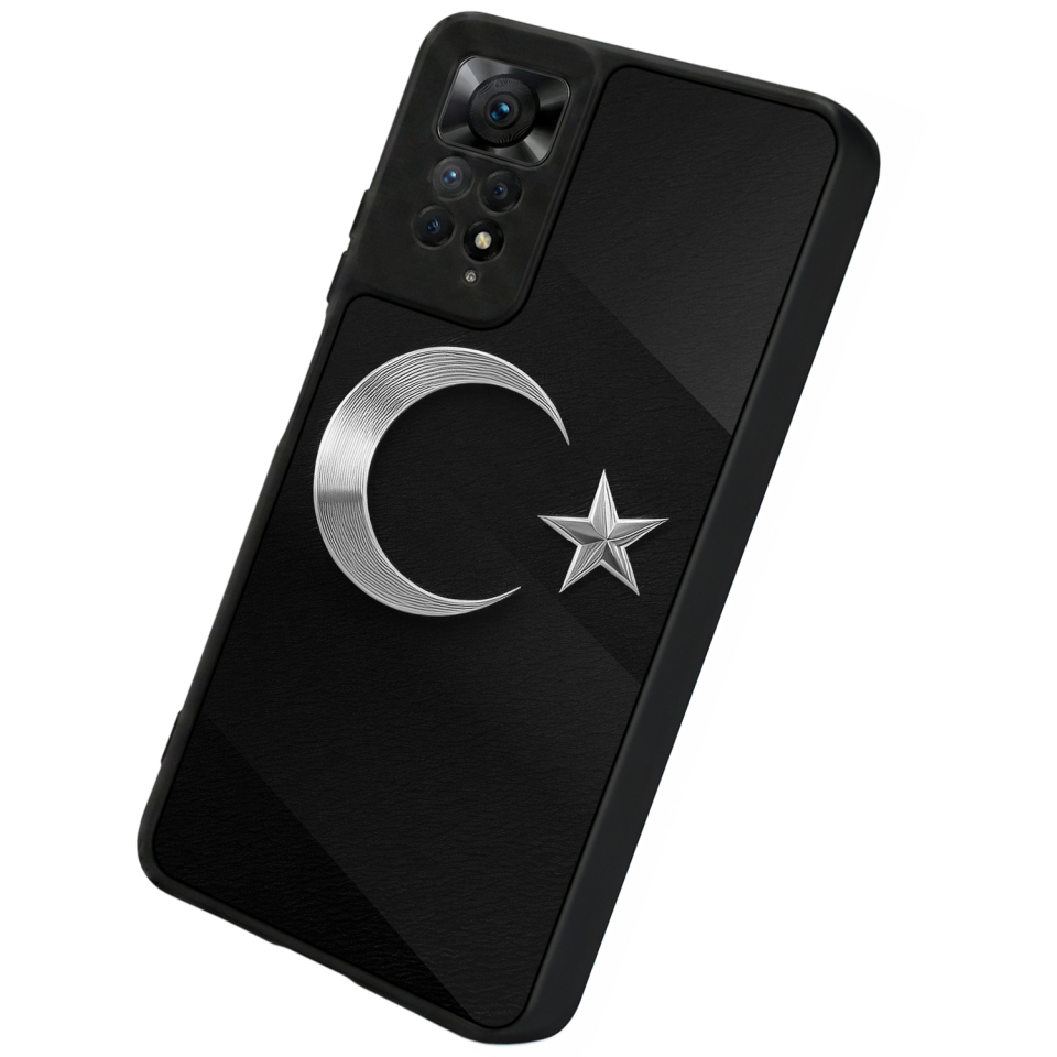 Xiaomi Redmi Note 12 Pro Uyumlu Türk Bayragi Tasarımlı Glossy Premium Kılıf