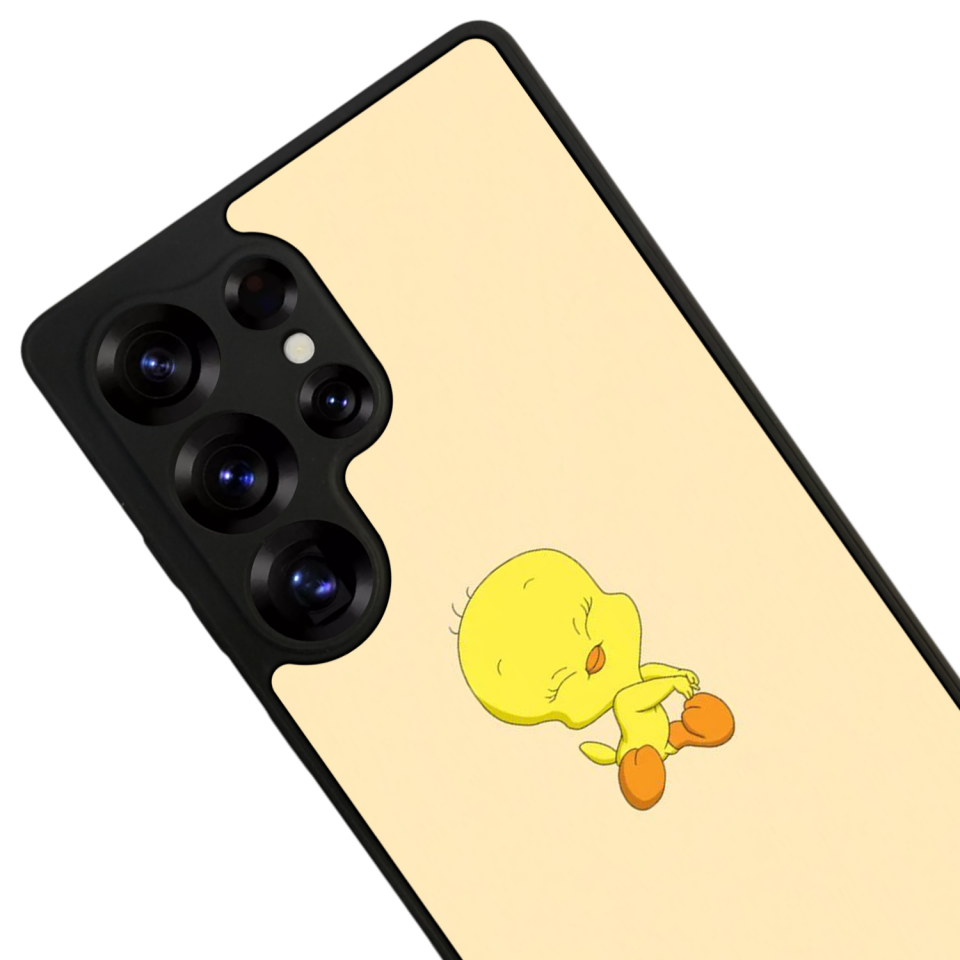Samsung Galaxy S25 Ultra Uyumlu Tweety Tasarımlı Glossy Premium Kılıf