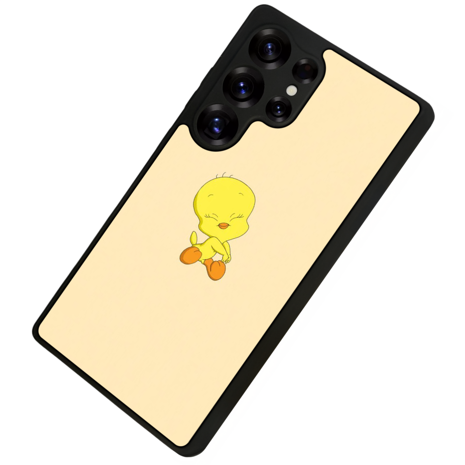 Samsung Galaxy S25 Ultra Uyumlu Tweety Tasarımlı Glossy Premium Kılıf