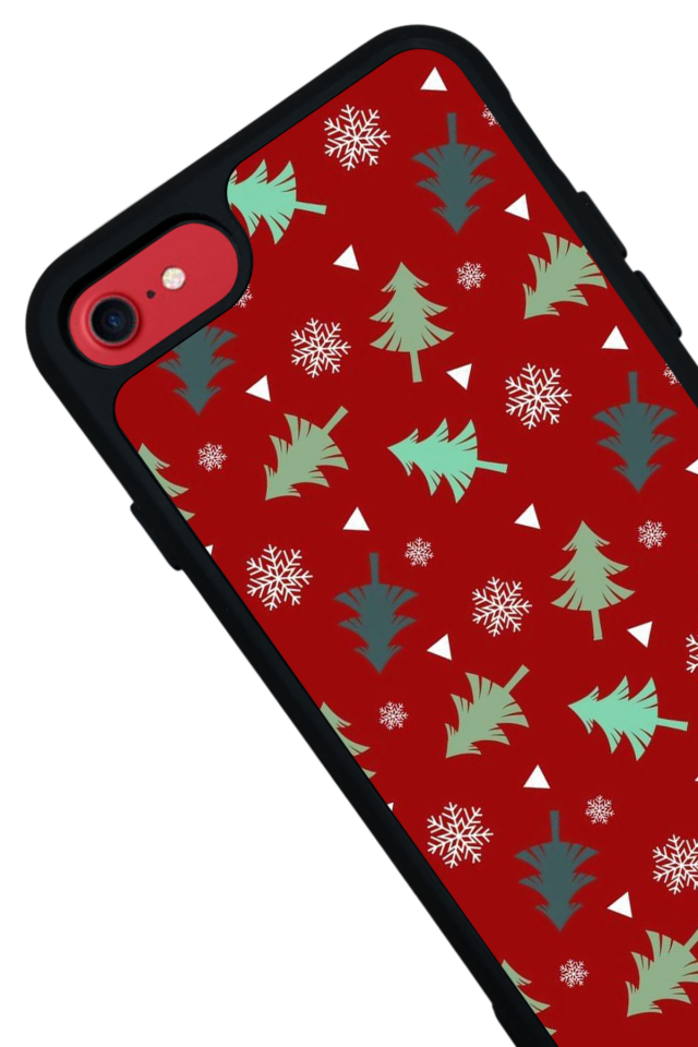 iPhone 8 Uyumlu Yilbasi Christmas Tasarımlı Glossy Premium Kılıf