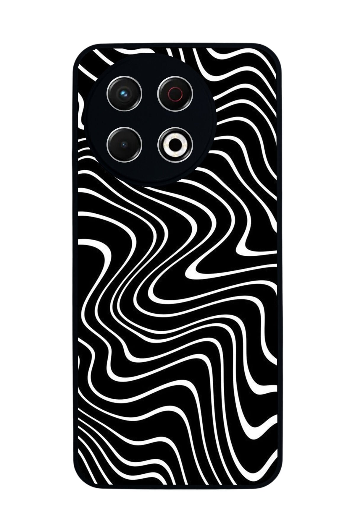 Tecno Spark 30 Pro Uyumlu Çizgi Sanatı Tasarımlı Glossy Premium Kılıf