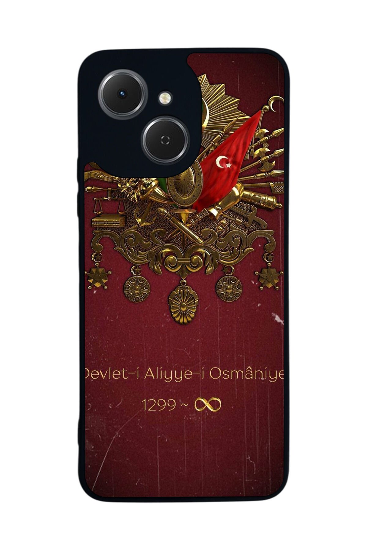 Tecno Spark 40C Uyumlu Osmanli Tugrasi Tasarımlı Glossy Premium Kılıf