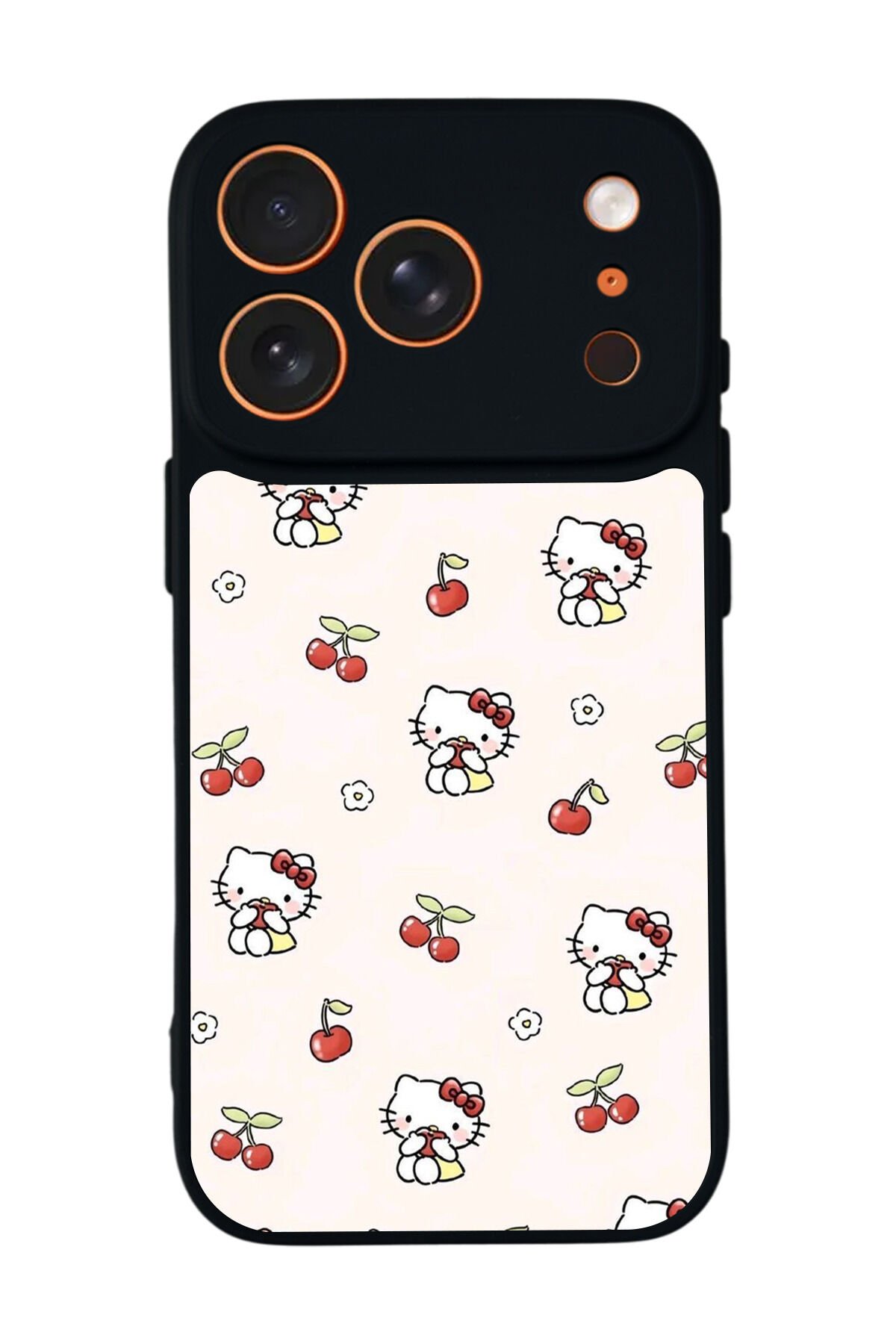iPhone 17 Pro Uyumlu HelloKitty Tasarımlı Glossy Premium Kılıf