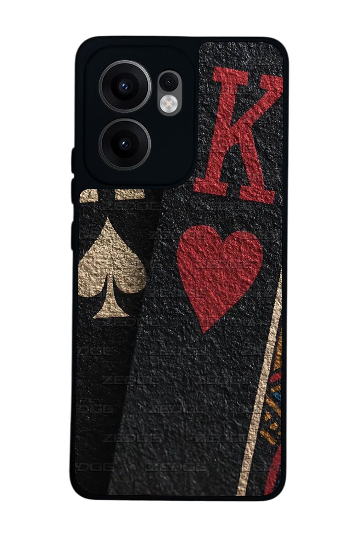 Oppo Reno 13F Uyumlu Kart Tasarımlı Glossy Premium Kılıf