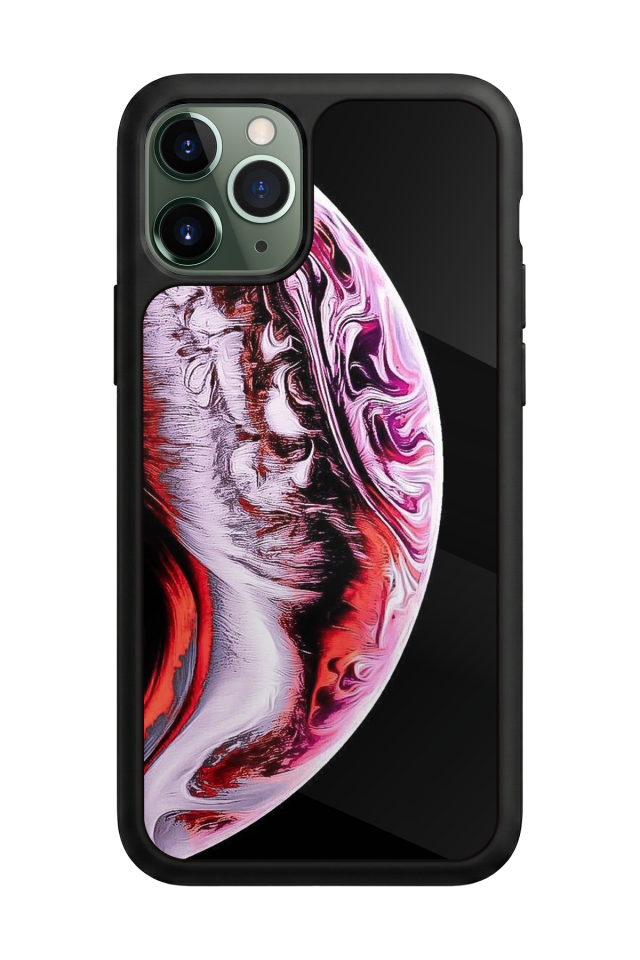 iPhone 11 Pro Uyumlu Ay Tasarımlı Glossy Premium Kılıf