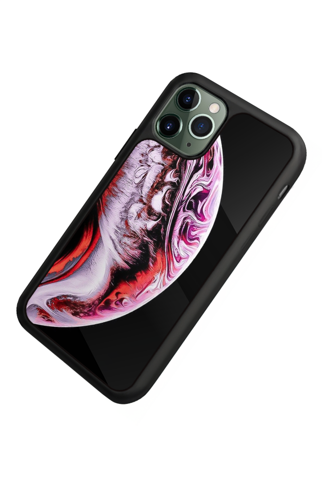 iPhone 11 Pro Uyumlu Ay Tasarımlı Glossy Premium Kılıf