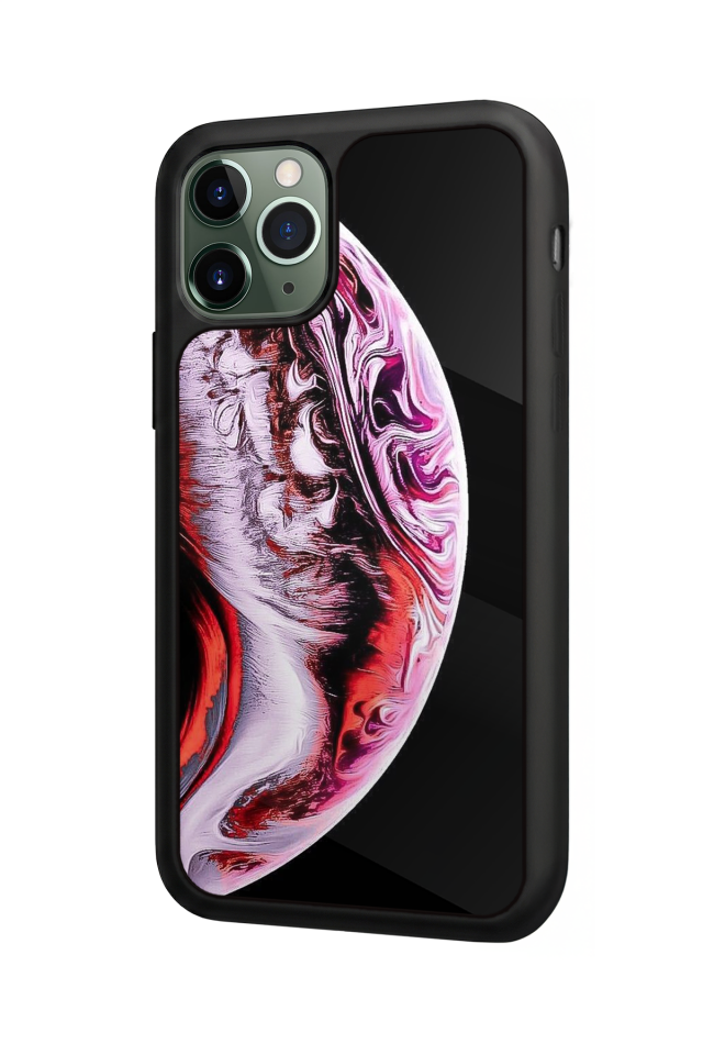 iPhone 11 Pro Uyumlu Ay Tasarımlı Glossy Premium Kılıf