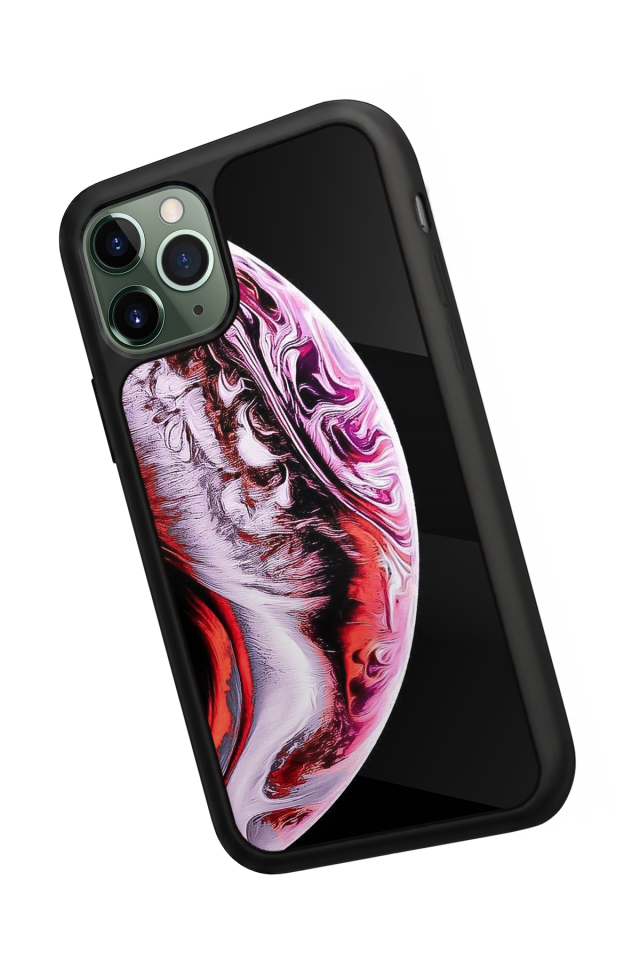 iPhone 11 Pro Uyumlu Ay Tasarımlı Glossy Premium Kılıf