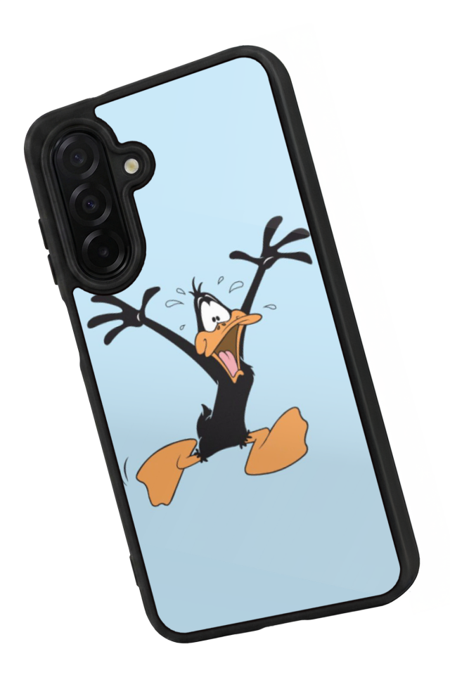 Samsung Galaxy A26 Uyumlu Daffy duck Tasarımlı Glossy Premium Kılıf
