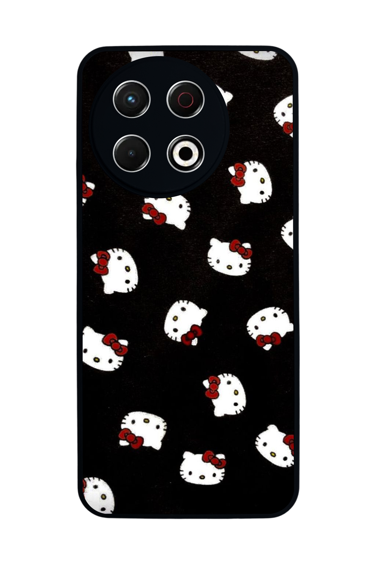 Tecno Spark 30 Pro Uyumlu HelloKitty Tasarımlı Glossy Premium Kılıf