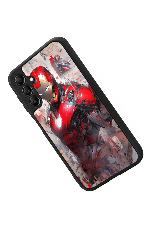 Samsung Galaxy A14 Uyumlu Iron Man ( Demir Adam ) Tasarımlı Glossy Premium Kılıf