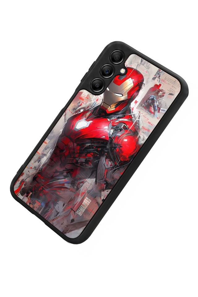 Samsung Galaxy A14 Uyumlu Iron Man ( Demir Adam ) Tasarımlı Glossy Premium Kılıf