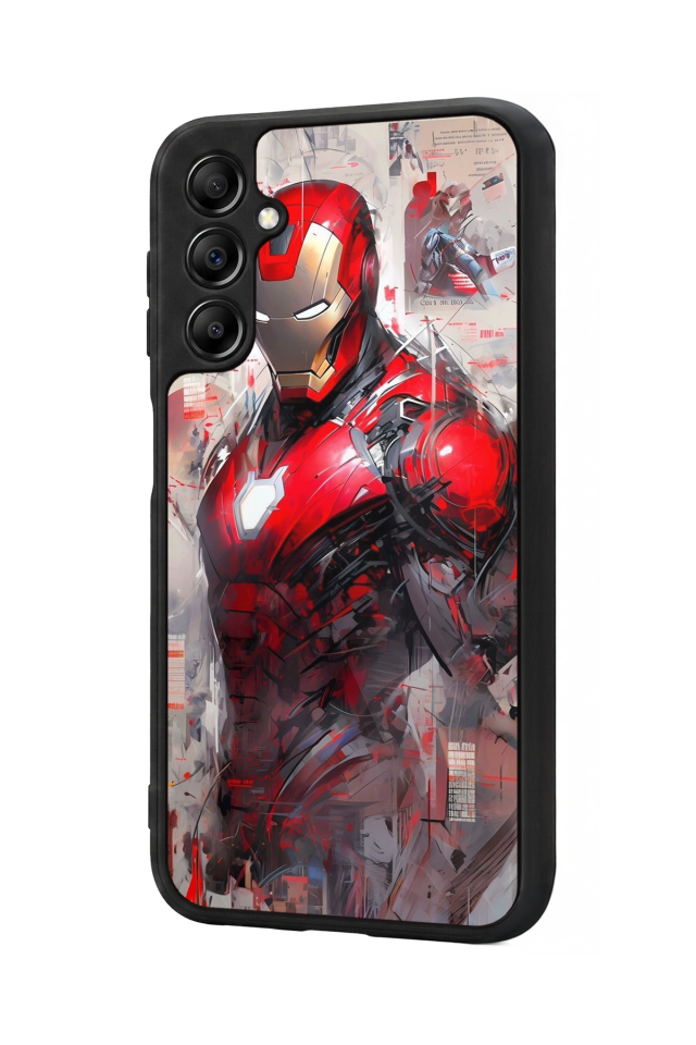 Samsung Galaxy A14 Uyumlu Iron Man ( Demir Adam ) Tasarımlı Glossy Premium Kılıf
