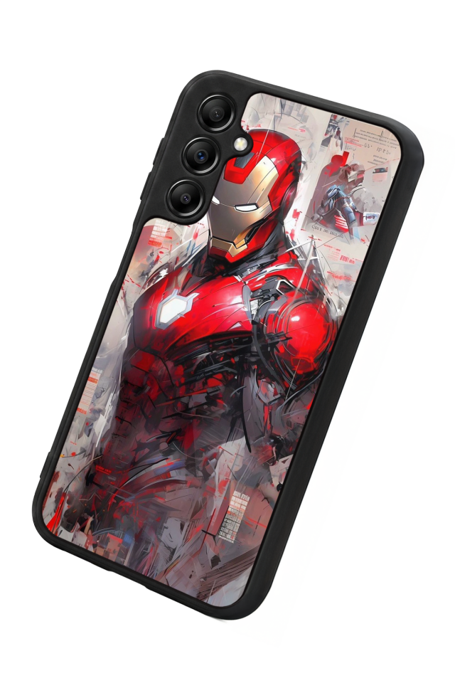 Samsung Galaxy A14 Uyumlu Iron Man ( Demir Adam ) Tasarımlı Glossy Premium Kılıf