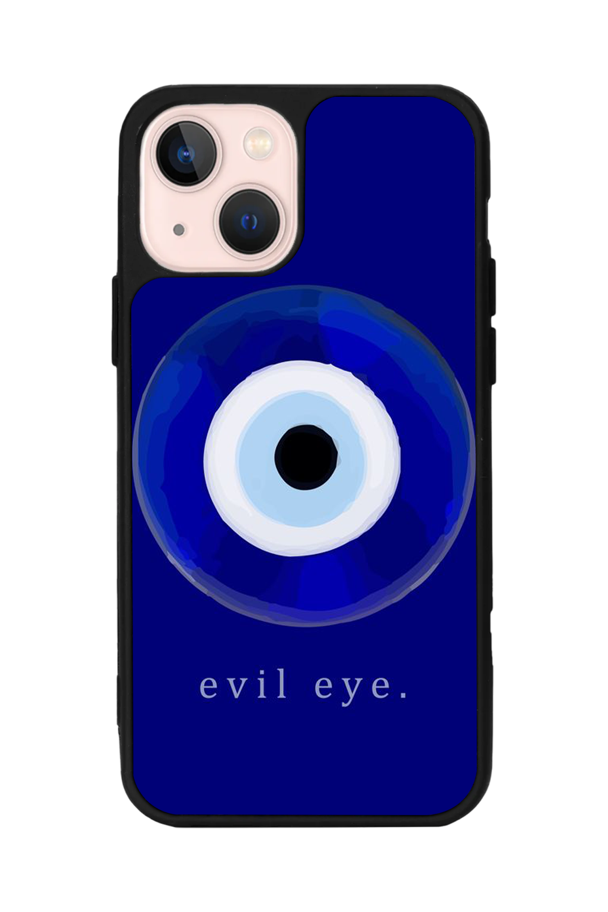 iPhone 13/14 Uyumlu Nazar Tasarımlı Glossy Premium Kılıf