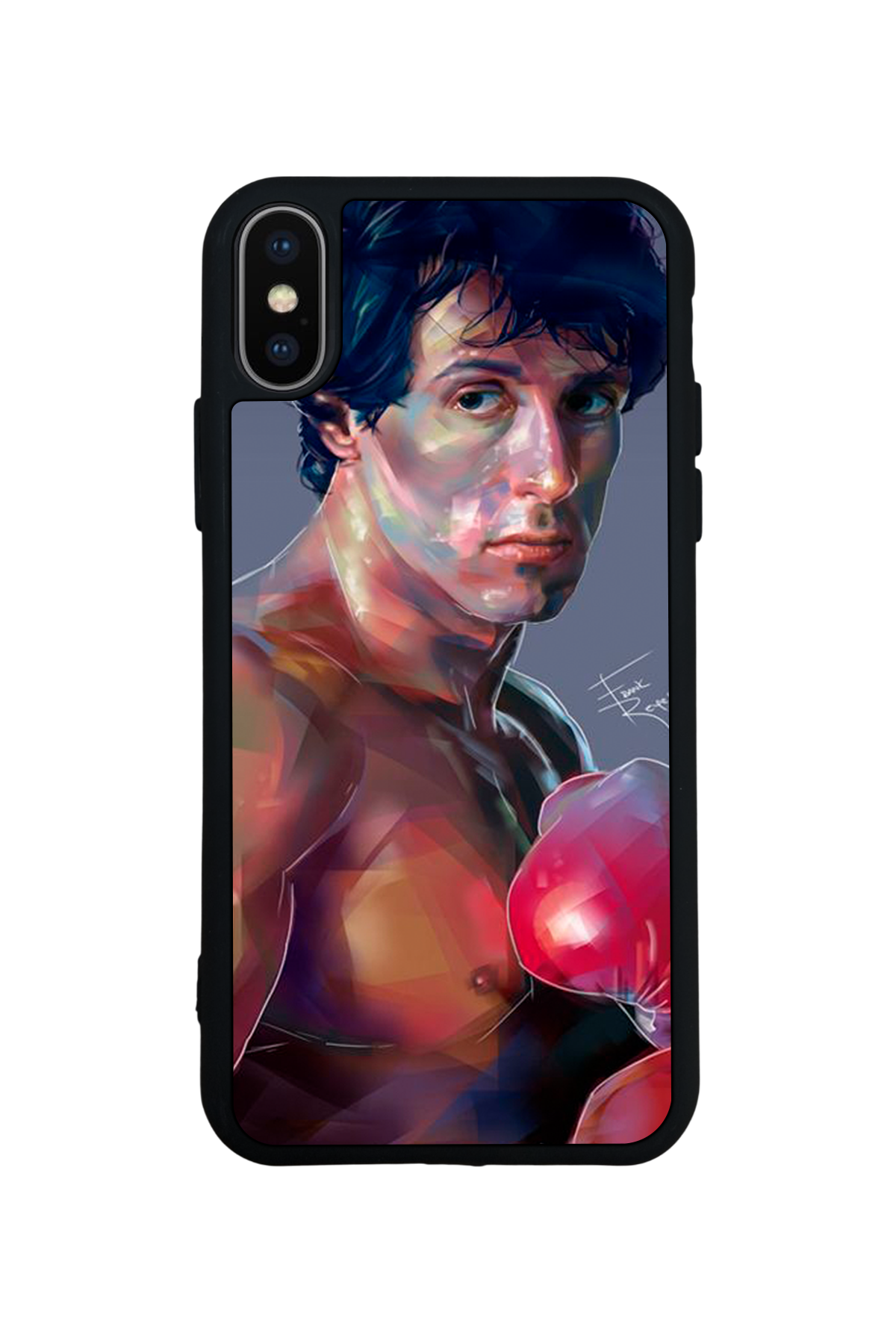 iPhone X/ XS Uyumlu Rocky Tasarımlı Glossy Premium Kılıf