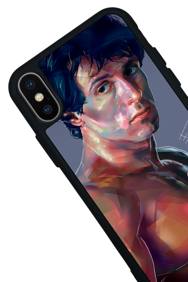 iPhone X/ XS Uyumlu Rocky Tasarımlı Glossy Premium Kılıf