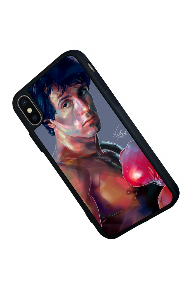 iPhone X/ XS Uyumlu Rocky Tasarımlı Glossy Premium Kılıf