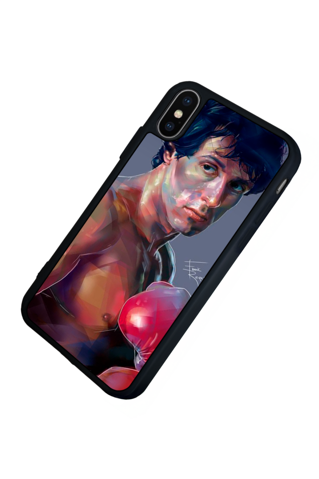 iPhone X/ XS Uyumlu Rocky Tasarımlı Glossy Premium Kılıf