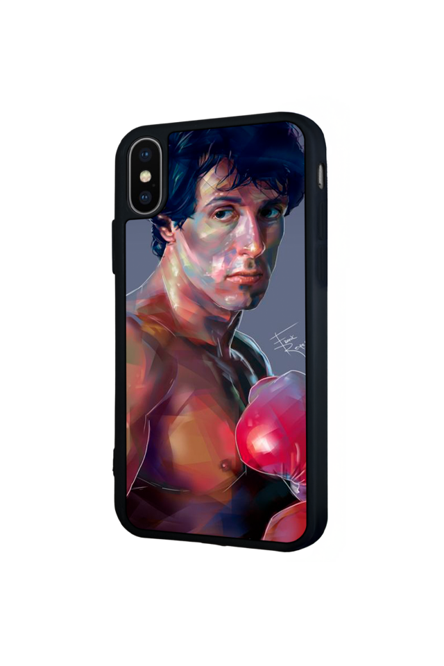 iPhone X/ XS Uyumlu Rocky Tasarımlı Glossy Premium Kılıf