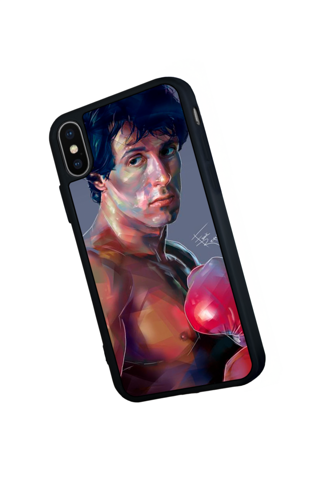iPhone X/ XS Uyumlu Rocky Tasarımlı Glossy Premium Kılıf