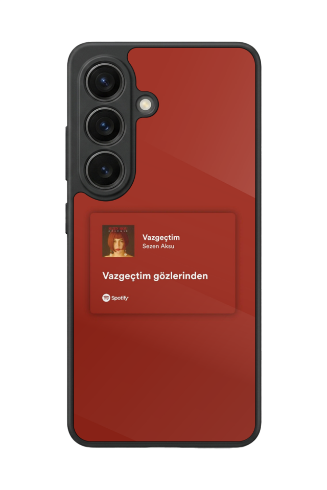 Samsung Galaxy S26 Uyumlu Sarki Sozleri Tasarımlı Glossy Premium Kılıf