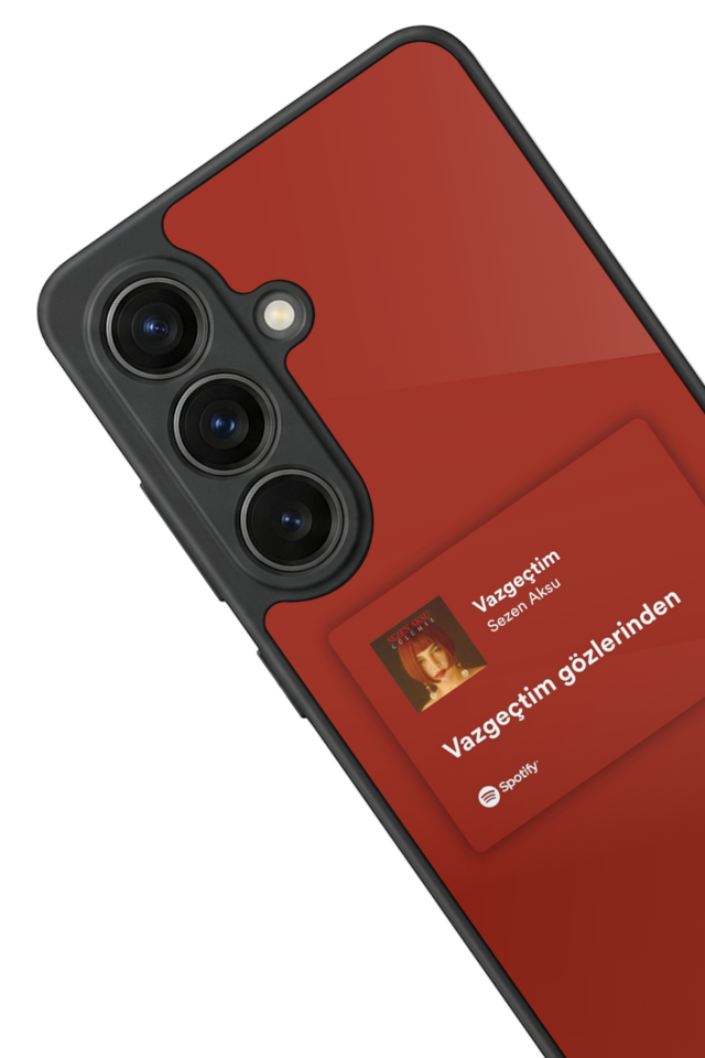 Samsung Galaxy S26 Uyumlu Sarki Sozleri Tasarımlı Glossy Premium Kılıf