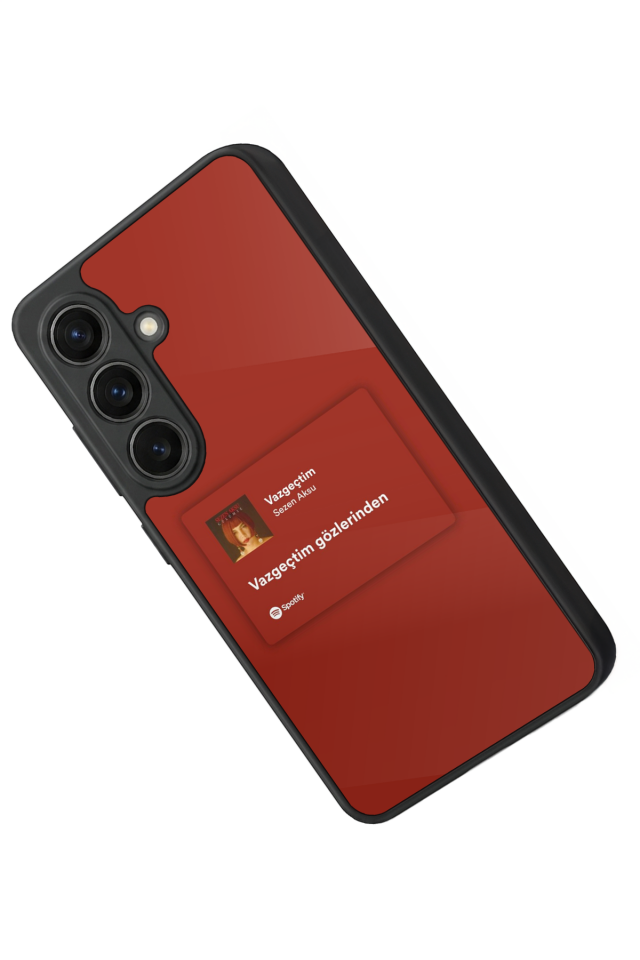 Samsung Galaxy S26 Uyumlu Sarki Sozleri Tasarımlı Glossy Premium Kılıf