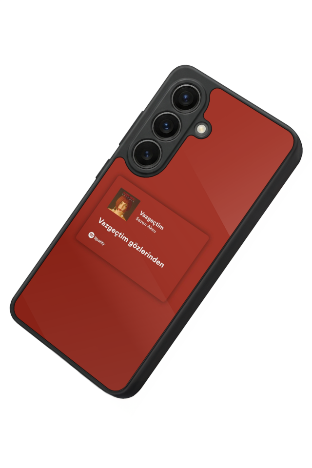 Samsung Galaxy S26 Uyumlu Sarki Sozleri Tasarımlı Glossy Premium Kılıf