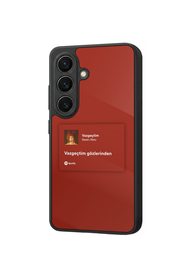 Samsung Galaxy S26 Uyumlu Sarki Sozleri Tasarımlı Glossy Premium Kılıf