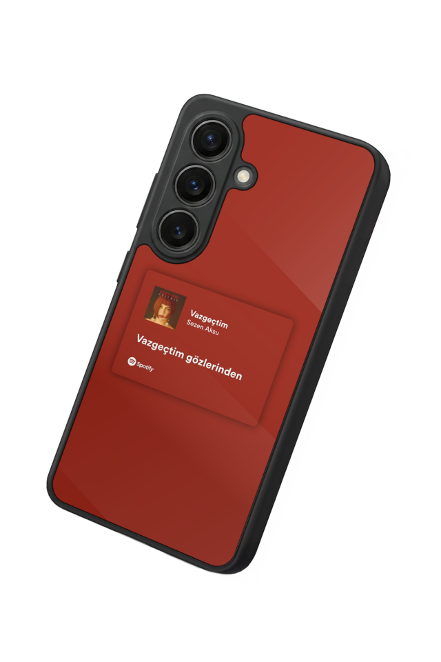 Samsung Galaxy S26 Uyumlu Sarki Sozleri Tasarımlı Glossy Premium Kılıf